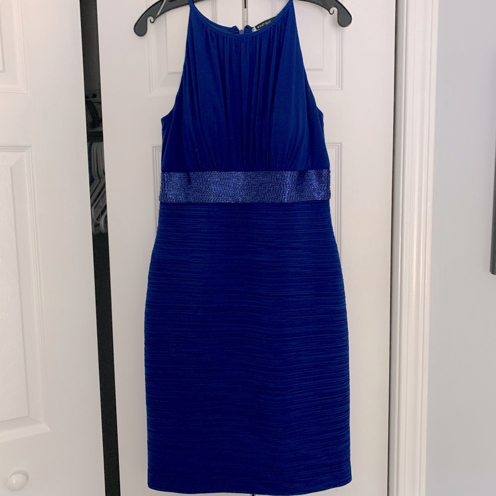 Classy royal blue JS boutique cocktail dress
